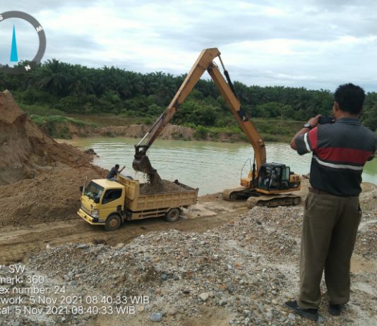 Pihak Terkait Tutup Mata” Diduga PTPN V Sei Rokan Buka Galian C Ilegal Di Area Lahan HGU