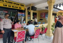 Polresta Pekanbaru Bersama Polsek Jajaran Gelar Vaksinasi Gembira