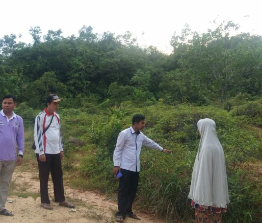Pengurus Laznas Dewan Dakwah Kampar Tinjau Tanah Wakaf Untuk Pembangunan Ponpes
