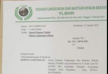 Terkait Kepemilikan Galian C Ilegal, YLBHR Resmi Layangkan Somasi Kepada Camat Tambang,
