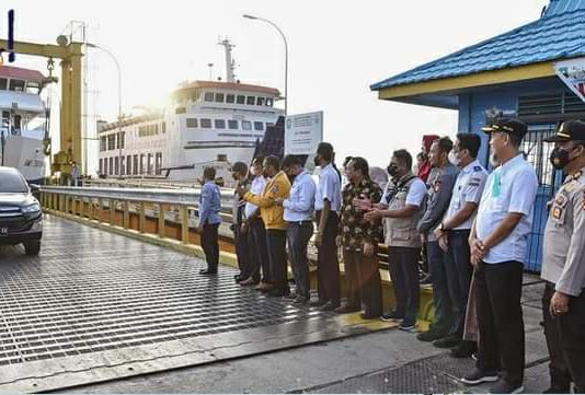 Walikota Dumai, Sambut Kehadiran Kapal RoRo Tirus Pelayaran Perdana Rute Meranti Selat Panjang – Dumai