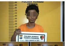 Kapolsek Rumbai, Ciptakan Rasa Nyaman, Segala Perbuatan Melawan Hukum Akan Kita Sikat