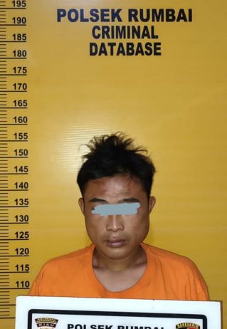 Kuras Barang Berharga, Ditangkap Warga Dan Dijebloskan ke Hotel Pradeo Polsek Rumbai