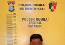Tim Opsnal Polsek Rumbai Amankan Pelaku Pencurian Kabel Di Gudang PLN Yos Sudarso