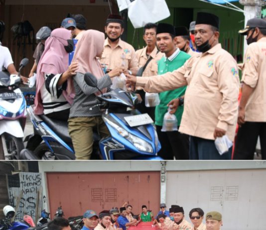 EMP Bersama PD IWO Kabupaten Kepulauan Meranti Bagi Ratusan Takjil dan Sejumlah sembako