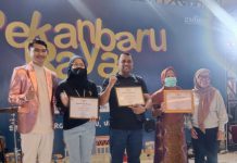 “Semarak HUT Pekanbaru Ke-238” Disdik Pekanbaru Juara Dua Kategori Stand Terfavorit di Pekanbaru Raya Fair & Expo 2022