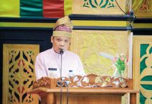 Pejabat Walikota Pekanbaru Irup Upacara HUT Pekanbaru Ke-238
