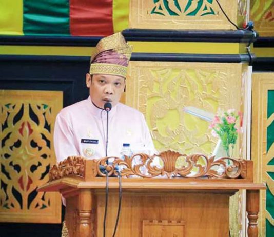 Pejabat Walikota Pekanbaru Irup Upacara HUT Pekanbaru Ke-238