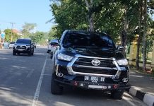 Sekretaris Dinas Sosial diduga Sulap Mobdin Plat merah ke yang hitam