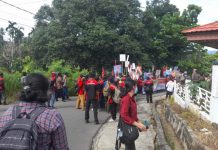 Merasa Hak Dikangkangi, Ratusan Buruh PT. PISP II Mogok Kerja