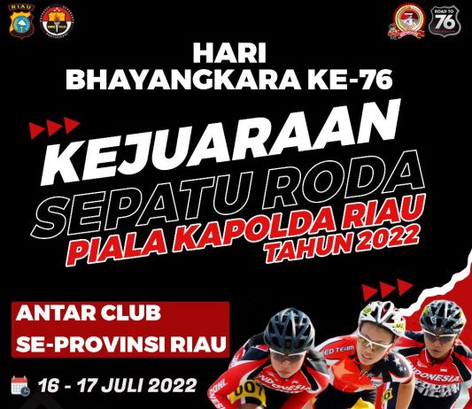 184 Atlet Ikut Berlaga, Semarak Hari Bhayangkara Kejuaraan Sepatu Roda Kapolda Riau Berhadiah Emas