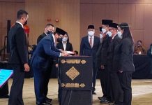 Yasonna H Laoly Lantik Muhammad Jahari Sitepu Menjadi Majelis Kehormatan Notaris Riau