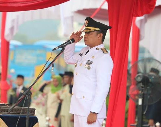 PJ Walikota Pekanbaru Irup Upacara HUT RI Ke-77