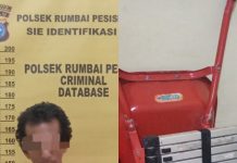 Polsek Rumbai Pesisir Tangkap Pelaku Pencurian Dengan Pemberatan