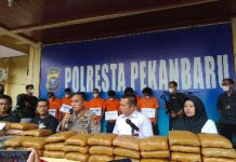 Satnarkoba Polresta Pekanbaru Kembali Tangkap Dua Bandar Narkoba