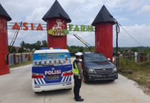 Antisipasi Kepadatan Libur Panjang di Kota Pekanbaru Riau, Satlantas Patroli Di Tempat Wisata