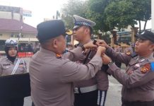 Kapolresta Pekanbaru Pimpinan Apel Gelar Pasukan Operasi Keselamatan Lancang Kuning 2023