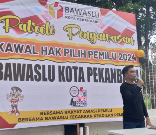 Bawaslu Kota Pekanbaru Gelar Sosialisasi Brosur Kawal Hal Pilih, Serta Ekspos Hasil Pengawasan Uji Fakta
