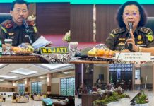 Kejati Riau Dan Jajaran Ikuti Sosialisasi Tetkait Tugas Dan Fungsi Jaksa Muda Bidang Pidana Militer Yang Digelar Oleh Direktur UHEKSI