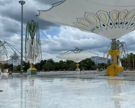 Kejati Riau Turut Bidik Proyek Pembangunan Payung Elektrik Masjid An-Nur Riau Yang Terbengkalai