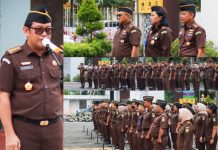 Asisten Pidana Khusus Kejaksaan Tinggi Riau Penerima Apel Kerja Pagi