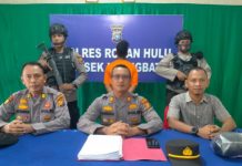 Personil Polsek Ujungbatu Ciduk Pelaku Pencabulan Dibawah Umur