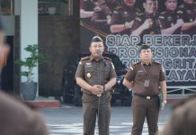 Kepala Kejaksaan Tinggi Riau Melakukan Briefing Bersama Seluruh Pegawai Kejaksaan Tinggi Riau dan Kejaksaan Negeri Se- Wilayah Riau
