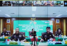 Waka Kejaksaan Tinggi Riau Mengikuti Kegiatan Perkenalan Dan Pengarahan Jaksa Agung Muda Pidana Militer Kejaksaan Agung RI Secara Virtual