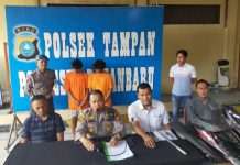 Polsek Tampan Bekuk Pelaku Begal (CURAS) Di Kota Pekanbaru
