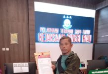DPP-SPKN Laporkan Proyek Peningkatan Jalan Putri Hijau Rohil Ke- Kejati Riau
