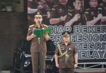 Kepala Kejaksaan Tinggi Riau Pimpin Upacara Peringatan Hari Kesaktian Pancasila