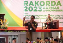 Jaksa Fungsional Bidang Intelijen Kejati Riau Menjadi Narasumber Dalam Kegiatan RAKORDA Badan Amil Zakat Nasional Se- Provinsi Riau
