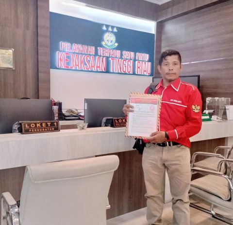 DPP- SPKN Laporkan Proyek DIC 2019 Dan 2021 Dinas PUPR Bengkalis Ke Kejaksaan Tinggi Riau