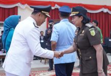 Asisten Pengawasan Kejati Riau Hadiri Pelantikan Pj Bupati Inhil