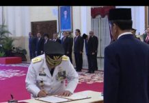 Presiden RI Lantik Edy Natar Nasution Sebagai Gubernur Riau