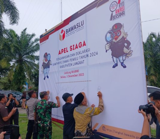 Pemerintah Kabupaten Langkat Dukung Deklarasi Pemilu Damai 2024