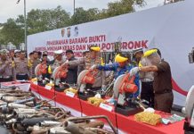 “Ribuan Barang Bukti Dimusnahkan” Kapolda Riau Irjen M Iqbal : Kita Humanis Kepada Masyarakat Dan Tegas Kepada Pelaku Kejahatan