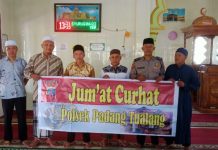 Polsek Padang Tualang Laksanakan Jum’at Curhat Untuk Membangun Kedekatan Polri Dengan Masyarakat