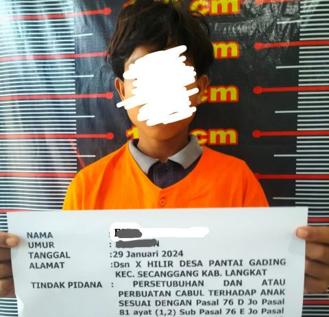 Polres Langkat Ringkus Pelaku Cabul Dibawah Umur