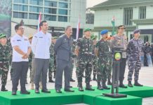 Bawaslu Riau Hadiri Apel Pengamanan Pemilu 2024, Danrem 031 Wirabima Tekankan Pencegahan Dengan Tindakan Humanis