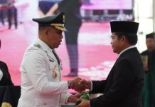 PJ Gubernur Sumatera Utara Lantik Faisal Hasrimy Sebagai Pejabat Bupati Langkat