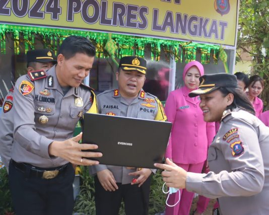Pastikan Kesiapan Personil, Kapolres Langkat Cek Pos YAN Operasi Ketupat Toba 2024