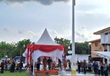Kapolresta Pekanbaru Pimpin Apel Gelar Pasukan Dalam Rangka Pengamanan Presiden RI Ke Riau