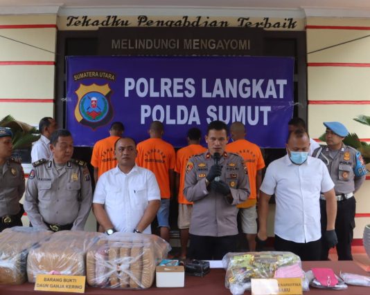 Selama Mei 2024, Polres Langkat Berhasil Ringkus 66 Orang Tersangka Kasus Narkoba