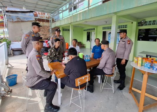 Personil Direktorat Binmas Polda Riau Sosialisasi Bahaya Narkoba Ke Kawula Muda Di Rumbai Pesisir
