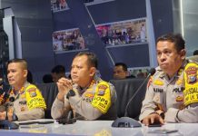 Dirlantas Polda Riau, Taufiq Lukman Nurhidayat, S.I.K., M.H Pimpin Anev Harian Posko Satgas OMP LK 2024