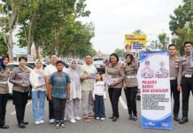 Cegah Gangguan Kamtibmas, Ditlantas Polda Riau Gelar Kampanye Lalu Lintas