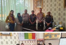 “Jaga Kamtibmas Kondusif” Kapolsek Rumbai Terima Audiensi Ormas DPC Pekat IB Kecamatan Rumbai barat
