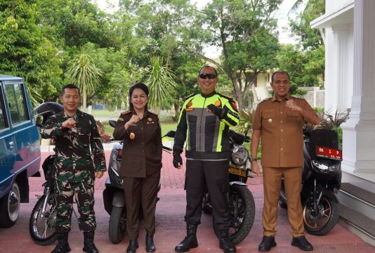 Pj. Bupati dan Kapolres Langkat Pimpin Patroli Skala Besar