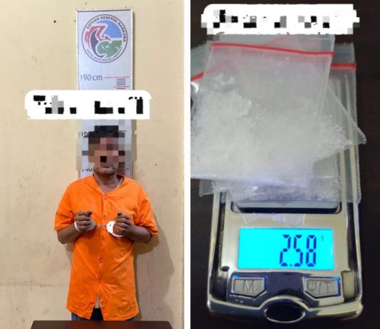 Sat Resnarkoba Polres Langkat Tangkap SF, Terduga Pengedar Narkoba